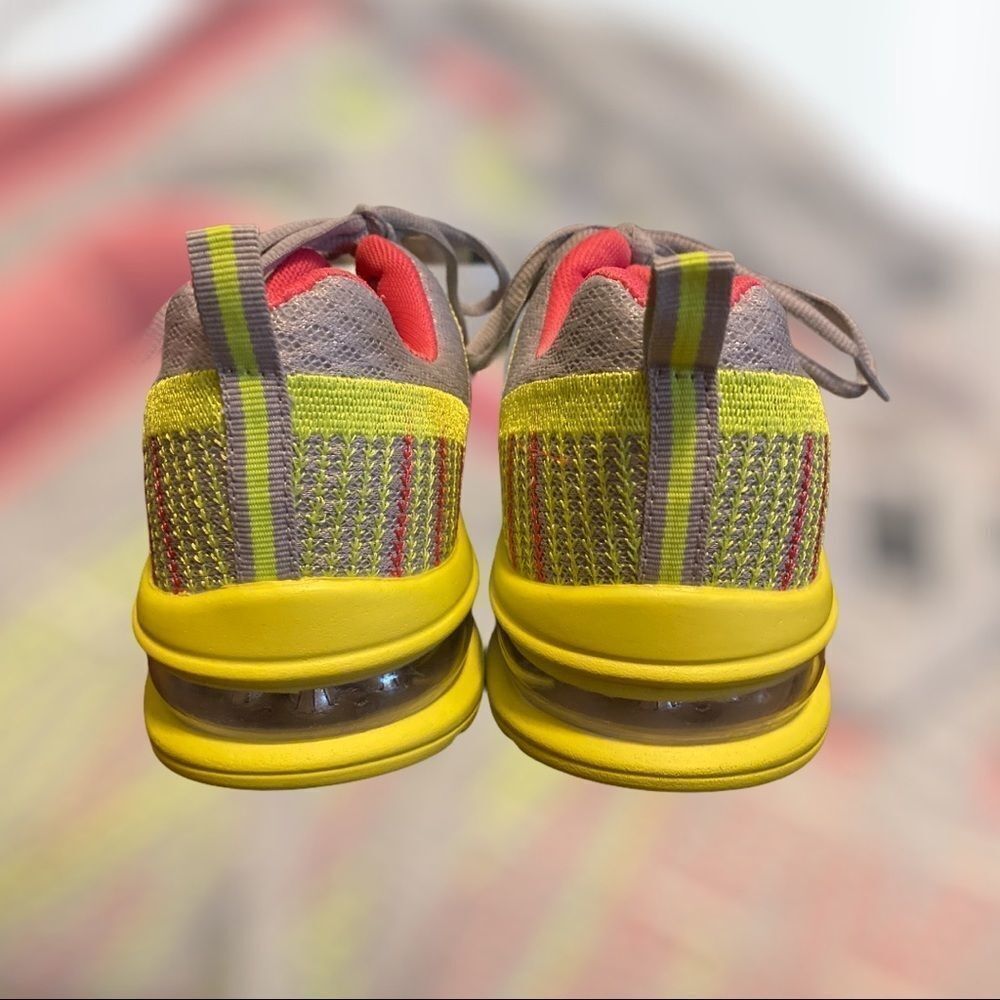 Omega Walk Hot Pink Yellow Sneakers 7 — image 5 of 6